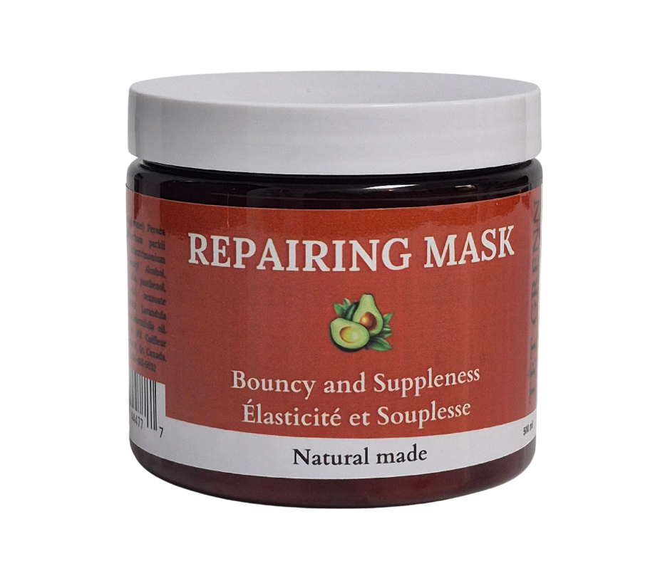 Masque Réparateur à l’Avocat et au Beurre de Karité – Souplesse & Élasticité
