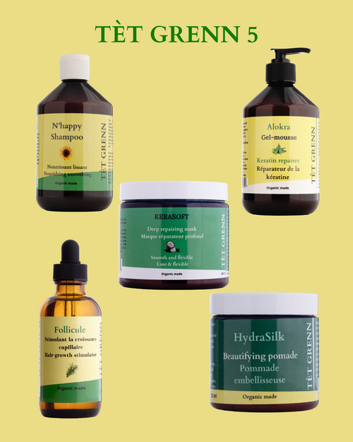 Gamme complète TÈT GRENN- Beauté & Bien-être Capillaire Naturel