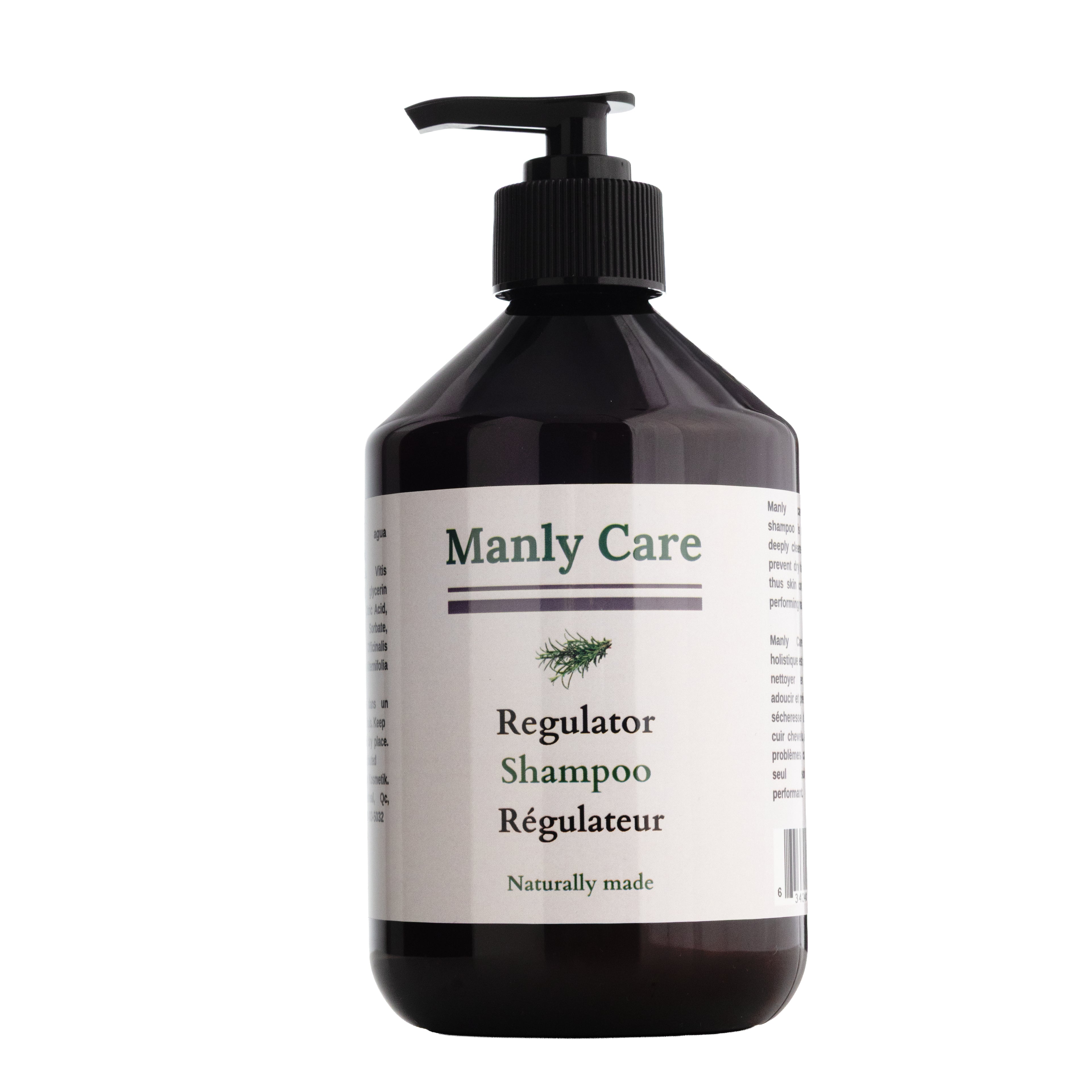 Shampooing régulateur Naturel Homme Avocat, Romarin & Tea Tree